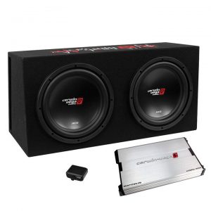 Cerwin Vega XED  3000W MAX Basskit Dual 12" loaded vented 3/4" MDF w/1000W MAX amp BKX7212V