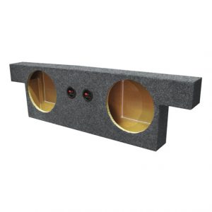 Qpower 2 Hole 10" for '04-12 Chevy Colorado/GMC Canyon Crew Cab Under Seat Upfire BQCOLORADOCANYONCREW