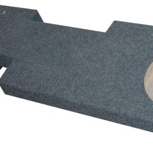 EMPTY WOOFER BOX DODGE 4 DOOR '02 - CURRENT; DUAL 10"; BQDODGE104DR