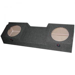 EMPTY WOOFER BOX GMC X-CAB '99-06; DUAL 10"; BQGMC10DF