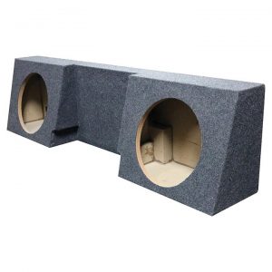 QPower 2 hole 12" for 2007 & up GMC/Chevy Single cab behind seat boxed BQGMC122007SCAB