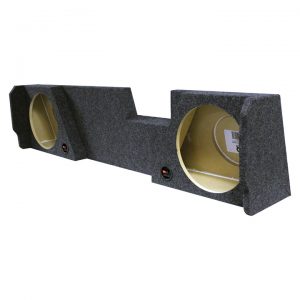 Qpower Dual 12" 2014-2016 GM/Chevy Double Cab Woofer Box BQGMC122014DCAB