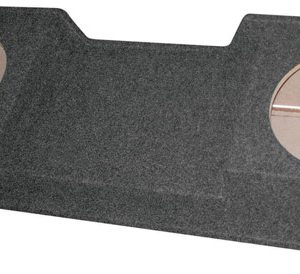 EMPTY WOOFER BOX GMC XCAB '99-06 DOWNFIRING; 2 (12") BQGMC12DF