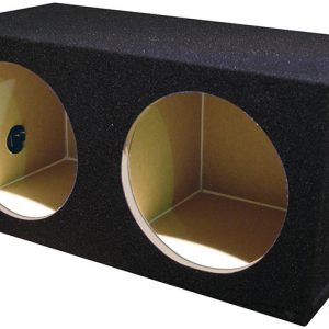 Qpower Dual 10" Woofer Box 2 Hole with outer carton BQSOLO102HOLE