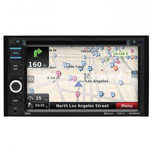 Alternative view of Boss 6.2" DDin Receiver Touchscreen Bluetooth DVD/CD USB/SD Front Aux Navigation BV9382NV