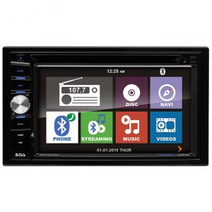 Alternative view of Boss 6.2" DDin Receiver Navigation Bluetooth DVD/CD Remote BV9384NV