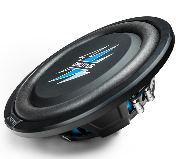 Hifonics 12" Brutus Series Shallow Subwoofer 500W Max 4 Ohm DVC BXS12D4 - Image 2