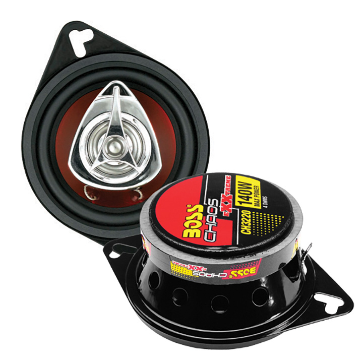 Boss 3.5" Speaker 2-Way red poly injection cone CH3220