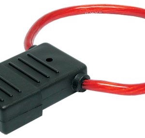 FUSEHOLDER MAXI AUDIOPIPE WITH 8" - 8 GA. WIRE CQ211M