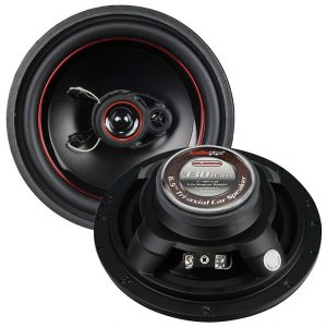 Audiopipe Redline 6.5" 3 way 5 oz magnet car speaker slim style(pair) CSL1623AR