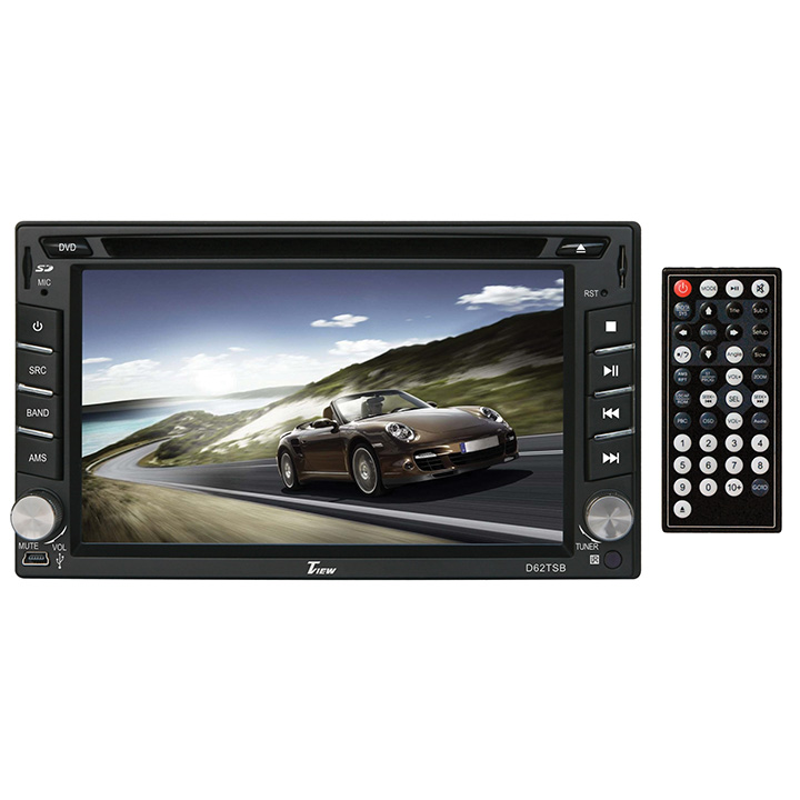 Tview 6.2" DDin Receiver USB/SD Bluetooth Steering Wheel Control D62TSB