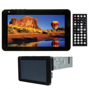 Tview Oversized 7" In-Dash Touch Screen W/Built in DVD  USB SD AUX Bluetooth detachable f D77TS