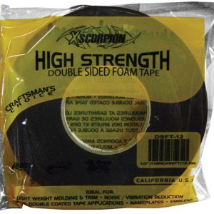 Xscorpion 1/2"x60ft double side foam tape DSFT12