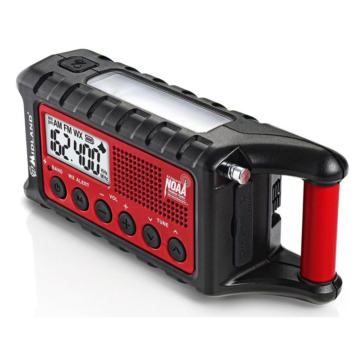 Midland Emergency Solar Hand Crank AM/FM Digital Weather Radio ER310 - Image 2