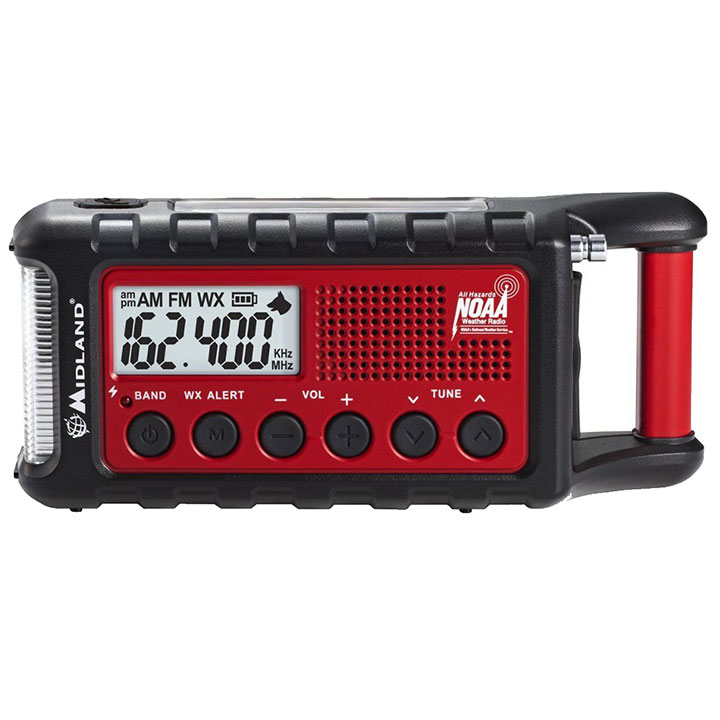 Midland Emergency Solar Hand Crank AM/FM Digital Weather Radio ER310 - Image 3