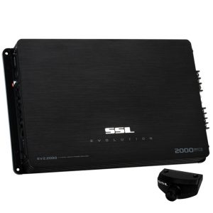 Sounstorm Mosfet 2CH 2000W Power Amplifier Remote Woofer level control EV22000