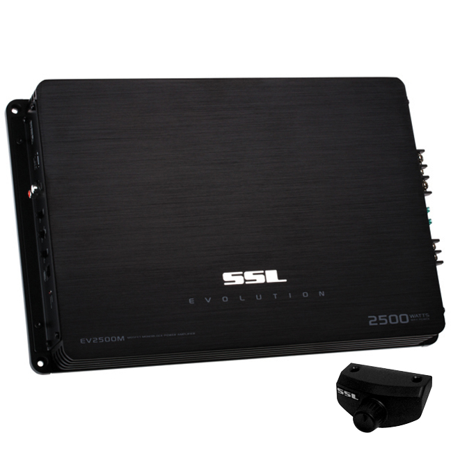 Soundstorm Mosfet Monoblock Power Amplifier Remote Woofer level control EV2500M
