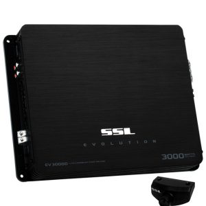 Sounstorm Class D 3000W Monoblock Power Amplifier Remote Woofer level control EV3000D