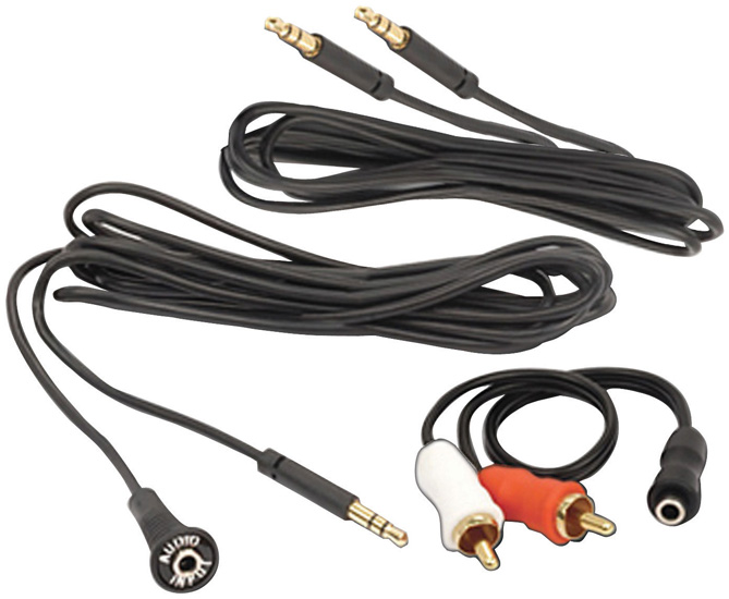 PAC dash mountable Aux input adapter 3.5mm to RCA adapter included IS335