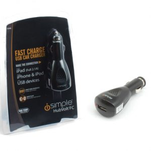 PAC HUBVOLT FC FAST-CHARGING 3 AMP USB CAR CHARGER IS46