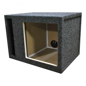 EMPTY WOOFER BOX; R/T SINGLE 12 FOR KICKER L5+L7; SLOT VENT KCR318.12