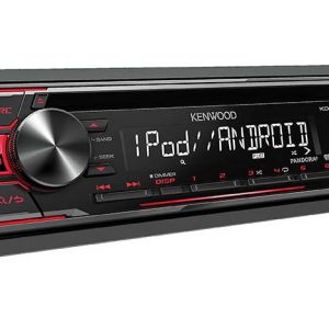 Alternative view of Kenwood CD Receiver w/USB w/I-Phone and Android Control KDC168U