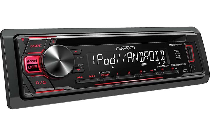 Kenwood CD Receiver w/USB w/I-Phone and Android Control KDC168U - Image 2