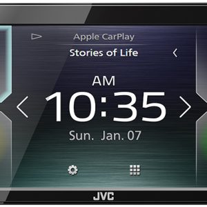 Alternative view of JVC D.Din 6.8" AM/FM/BT No DVD Touchscreen Apple CarPlay Android Auto WebLink Compatible KWM740BT