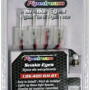 Pipedream White Snake Eyes Demonstration Button LBS400WHBT
