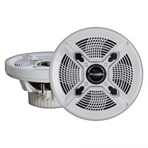 BAZOOKA MARINE COAXIAL 6.5 IN WHITE (PAIR) MAC6510W