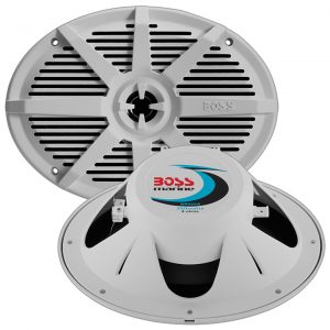 Boss 6x9" 2-Way Coaxial Marine Speaker 350W White MR692W