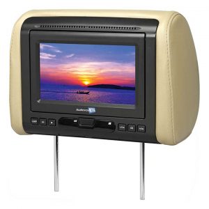 Audiovox 7" Headrest Monitor(sold each) with DVD/HDMI output 3 Covers MTGHRD1