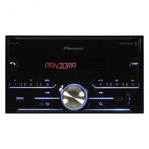 Alternative view of Pioneer D.din Mechless w/BluetoothAuxUSB2xPreOutSpotifyPandora Remote MVHS400BT