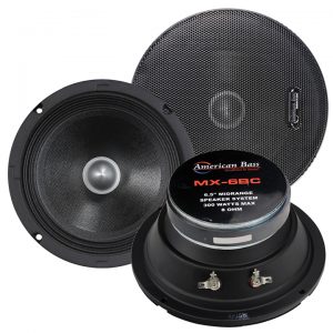 American Bass 6.5" Midrange Speaker 8 ohm (MX6BC)(each) MX65BC