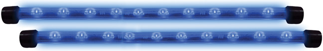 Pipedream 12" LED Twin Rods Multi Color built in memory chip NL3012