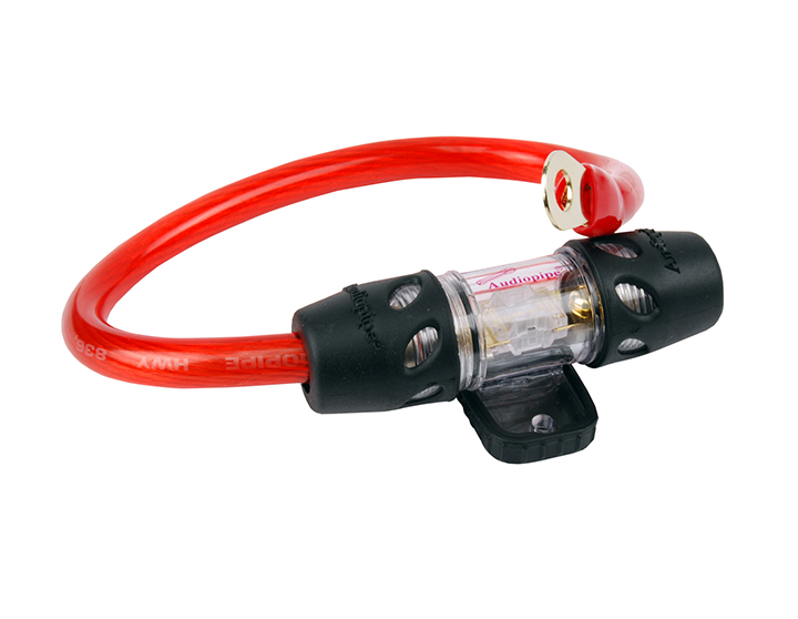 Audiopipe 4 Gauge 1 ft. length with mini ANL Fuse Holder NQ604