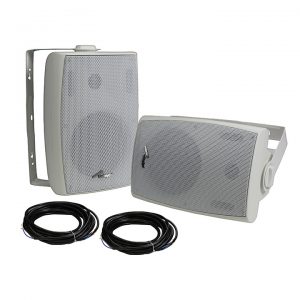 Audiopipe Bluetooth 6.5" (Pair) indoor/outdoor weatherproof loud speaker ODP650DBT
