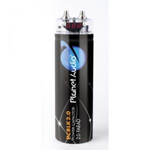 Planet 2.0 Farad Capacitor Digital Volt Meter Black PCBLK20