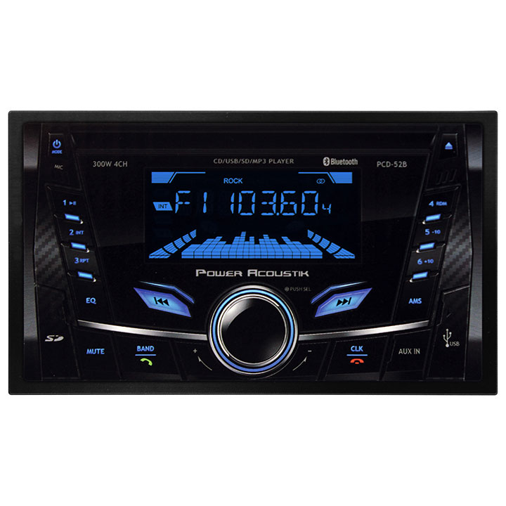 Power Acoustik Double Din AM/FM/CD/USB/BT PCD52B - Image 2