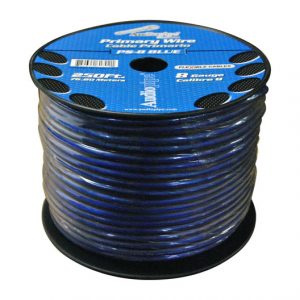 Audiopipe Power Wire 8 Gauge Blue 250 ft. roll PS8BL