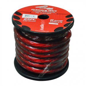 POWER WIRE AUDIOPIPE 0GA. 25' RED PW025RD