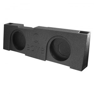 Qpower Qbomb empty Dual 10" 2014Current- GMC Crew Cab 4 door QBGMC14210