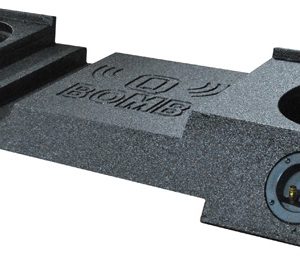 Qpower Dual 10" Box for GMC Avalanche Bomb Under Seat Downfire QBGMCAVALANCHE10DF