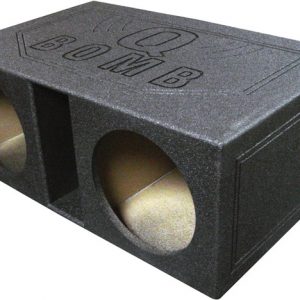 Qpower Dual 12" Vented Extra Large SPL Woofer Box "Q Bomb" QBOMB12VL