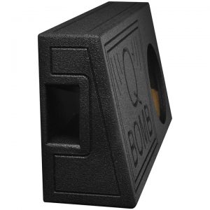 Alternative view of Qpower Single 10" Truck Ported SPL Empty Woofer Box with Bed Liner Spray QBTRUCK110V