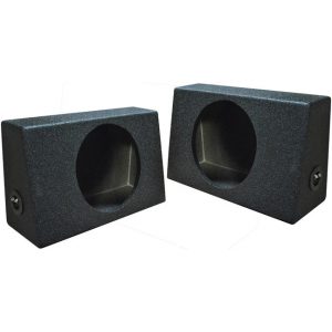 Qpower QBOMB Single 12" Empty Woofer Box Mounts behind seat QBTRUCK112S