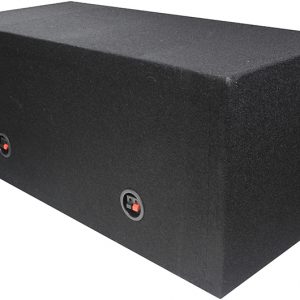Alternative view of EMPTY WOOFER ENCLOSURE QPOWER DUAL 12" VENTED QSMBASS12V