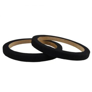 Nippon 8" Wood Speaker ring with black carpet Sold in Pairs RING08CBK
