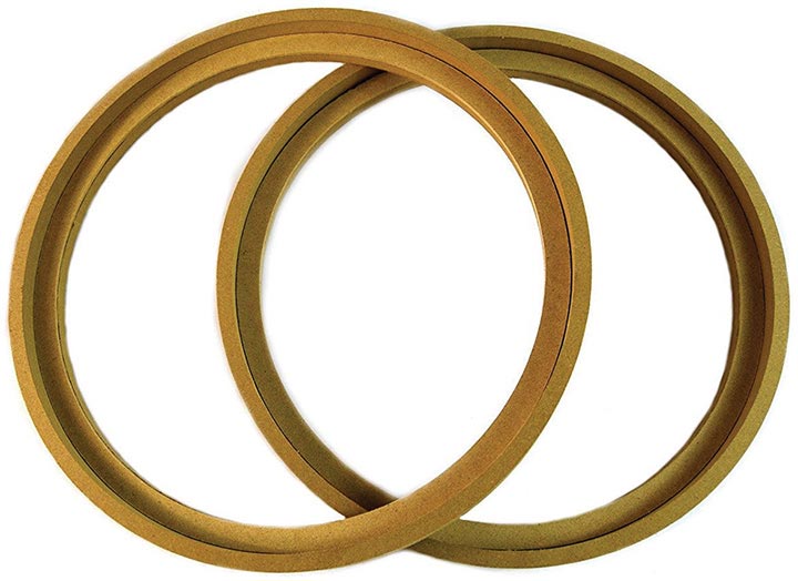 Nippon 12" MDF Wood woofer ring wioth bezel sold in pairs RING12BZ
