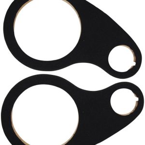 Pipeman's Carpeted (1) 8" Wood Ring with (1) 2-7/8" tweeter opening  Sold in Pairs RING8CTW